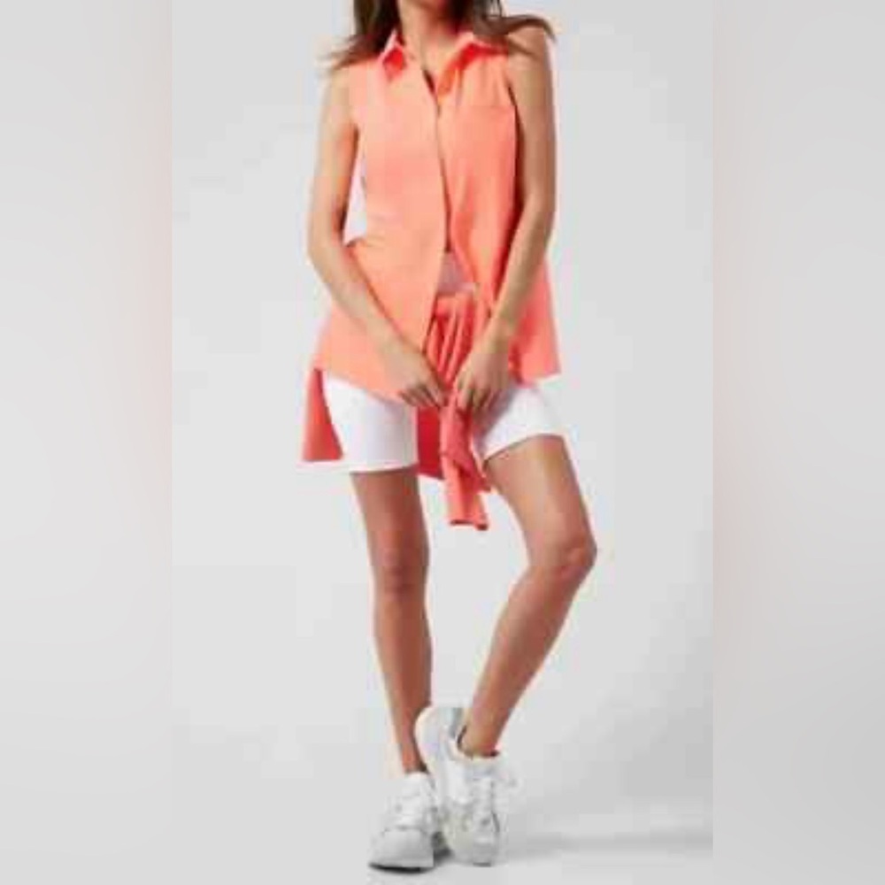Athleta urbanite II tank sleeveless button down